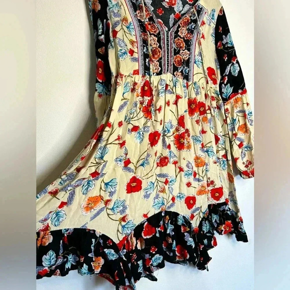 Patrons of Peace Boho Floral Mini Dress Size XS - Picture 5 of 11